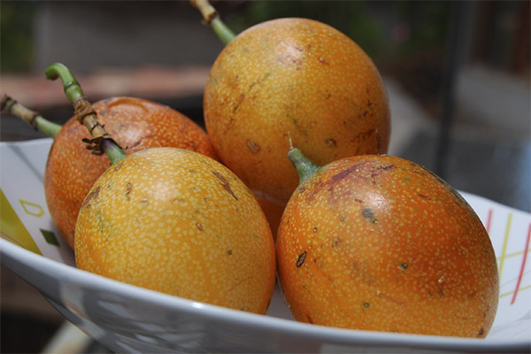 Useful properties of pomegranadilla fruit