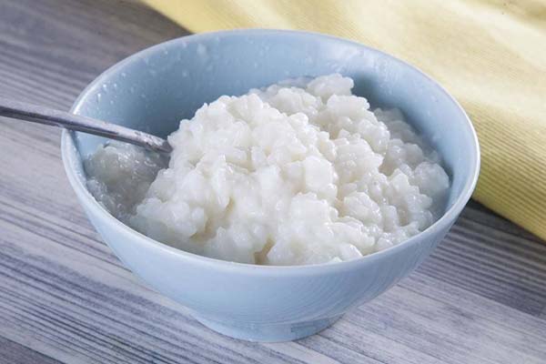 Rice porridge in medicine